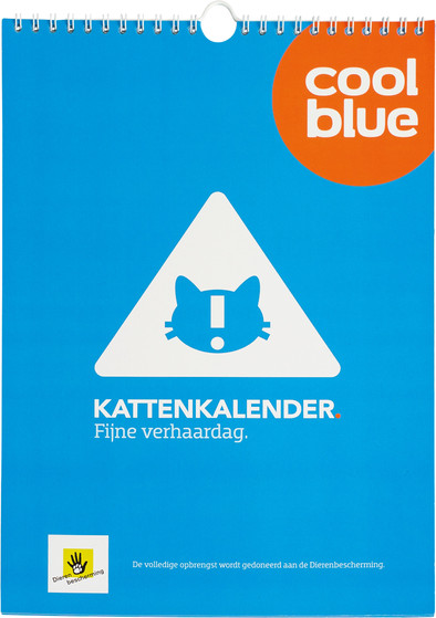 Coolblue Kattenkalender is nooit meer leverbaar