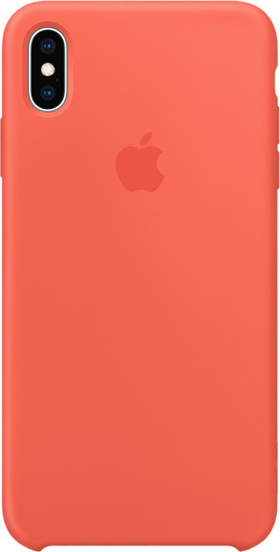 Apple iPhone Xs Max Silicone Case Nectarine | Coolblue | Phone cases