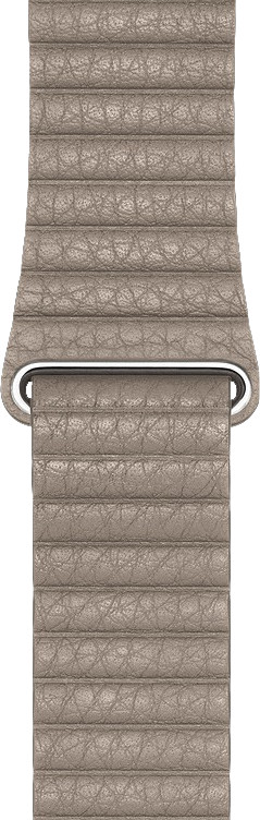 Apple Watch 42/44mm Leather Loop Watch Strap Stone - Medium is no longer available