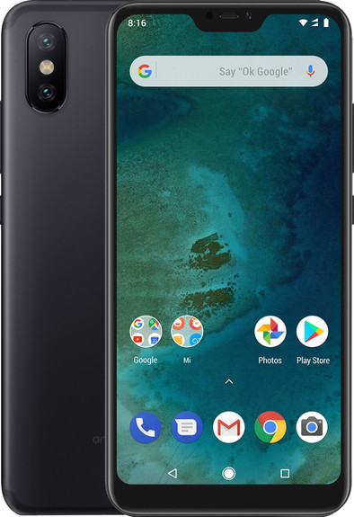 Xiaomi Mi A2 Lite Dual Sim 64GB Zwart is nooit meer leverbaar