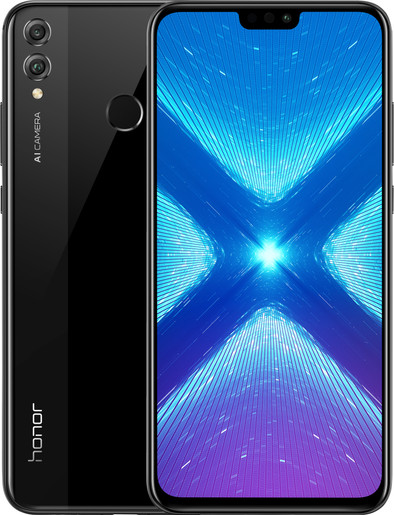 Honor 8X 128 GB Zwart is nooit meer leverbaar