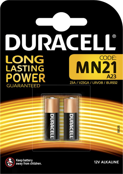 Duracell Specialty Alkaline MN21 battery 12V 2 pieces is no longer available
