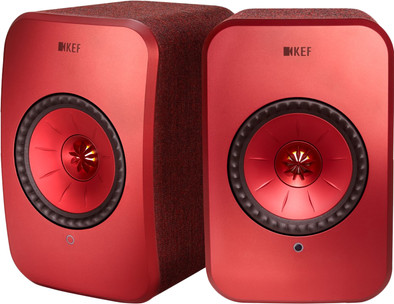 KEF LSX wireless stereo system Red is no longer available