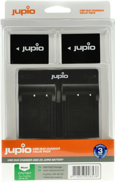 Jupio Kit: 2x Battery NP-W126S + USB Dual Charger is no longer available