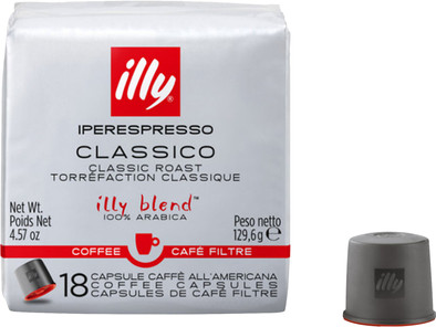 Illy Iperespresso Capsules Normale Branding 18 stuks is nooit meer leverbaar