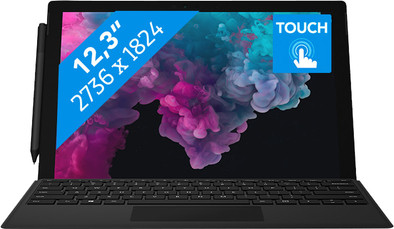 Microsoft Surface Pro 6 - i5 - 8GB - 256GB Black | Coolblue | Laptops