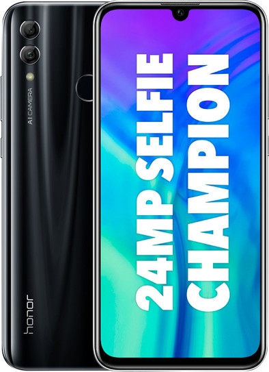 Honor 10 Lite Zwart is nooit meer leverbaar