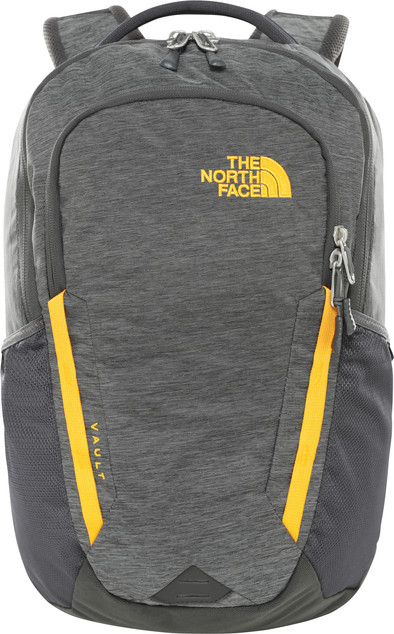 The North Face Vault Asphalt Grey Dark Heather/Zinnia Orange is nooit meer leverbaar