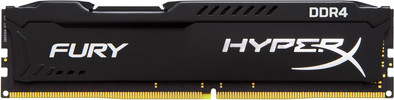 Kingston 16GB DDR4 DIMM HyperX FURY Zwart is nooit meer leverbaar