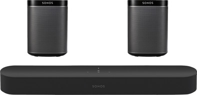 Sonos 5.0 Beam + Play:1 (2x) Zwart is nooit meer leverbaar