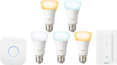 Philips Hue White Ambiance Starter Pack met Dimmer + E27 Duo is nooit meer leverbaar