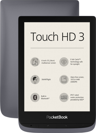 Pocketbook Touch HD 3 Grijs is nooit meer leverbaar