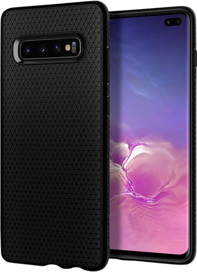 Spigen Liquid Air Samsung Galaxy S10 Plus Back Cover Zwart is nooit meer leverbaar