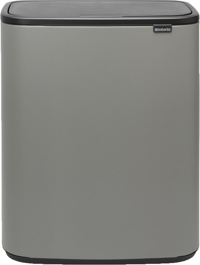 Brabantia Bo Touch Bin 60 Liter Mineral Concrete Grey is nooit meer leverbaar