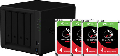 Synology DS918+ met 4x Seagate IronWolf 4 TB harde schijf is nooit meer leverbaar