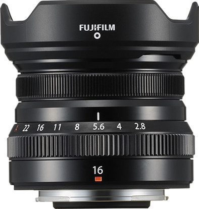 Fujifilm XF 16mm f/2.8 R WR Zwart is nooit meer leverbaar