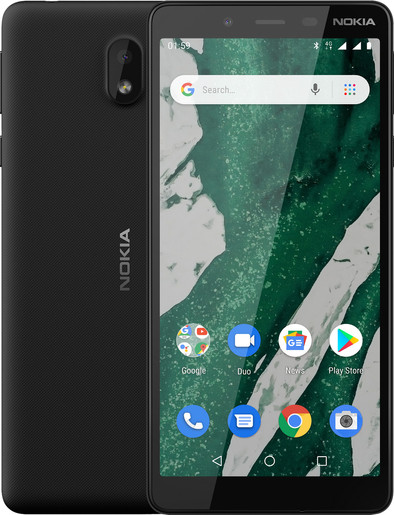 Nokia 1 Plus Zwart is nooit meer leverbaar