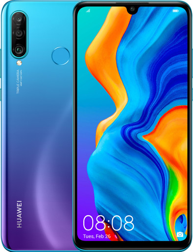 Huawei P30 Lite 128 GB Blauw is nooit meer leverbaar