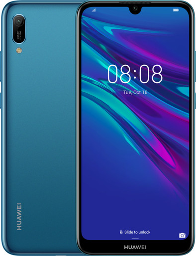 Huawei Y6 (2019) Dual Sim Blauw is nooit meer leverbaar