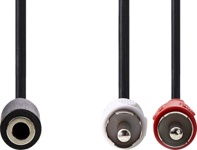 Nedis RCA naar 3,5 mm 0,20 Meter Zwart is nooit meer leverbaar
