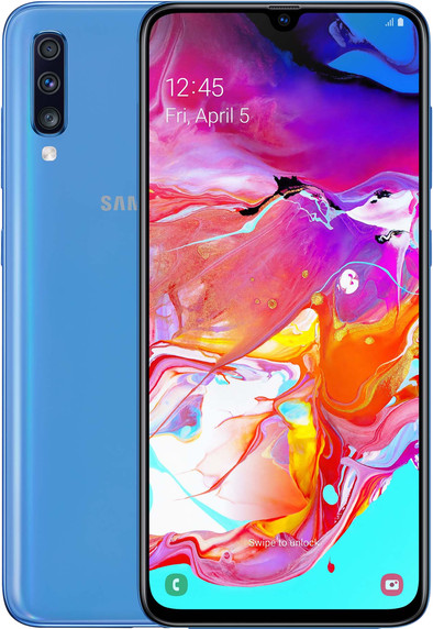 Samsung Galaxy A70 128GB Blauw is nooit meer leverbaar