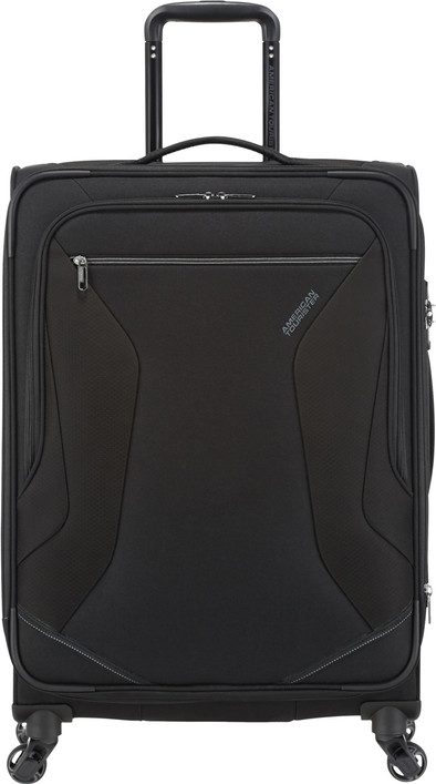 American Tourister Eco Wanderer Expandable Spinner 67cm Black is nooit meer leverbaar