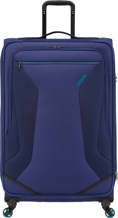 American Tourister Eco Wanderer Expandable Spinner 79cm Navy is nooit meer leverbaar