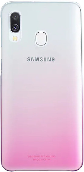 Samsung Galaxy A40 Gradation Cover Back Cover Pink / Transparent is no longer available
