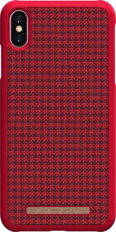 Nordic Elements Sif Couture Apple iPhone Xs Max Back Cover Rood is nooit meer leverbaar