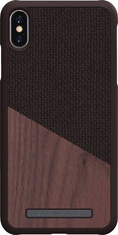 Nordic Elements Frejr Apple iPhone Xs Max Back Cover Bruin/Hout is nooit meer leverbaar