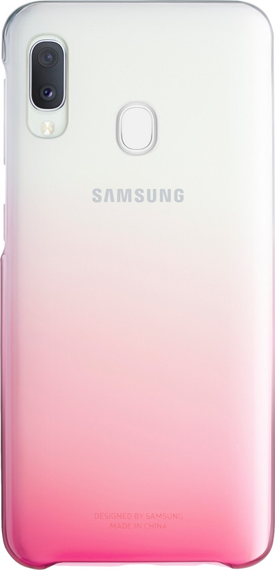 Samsung Galaxy A20e Gradation Back Cover Roze is nooit meer leverbaar