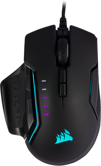 Corsair Glaive Gaming RGB Pro Muis Aluminium is nooit meer leverbaar