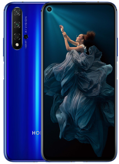 Honor 20 Blauw is nooit meer leverbaar