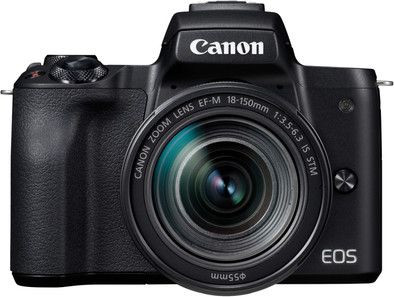 Canon EOS M50 Body Zwart + 18-150mm IS STM is nooit meer leverbaar
