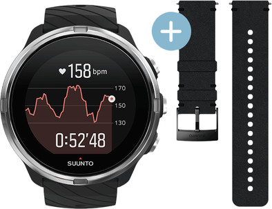Suunto 9 Black/Silver + extra strap is no longer available