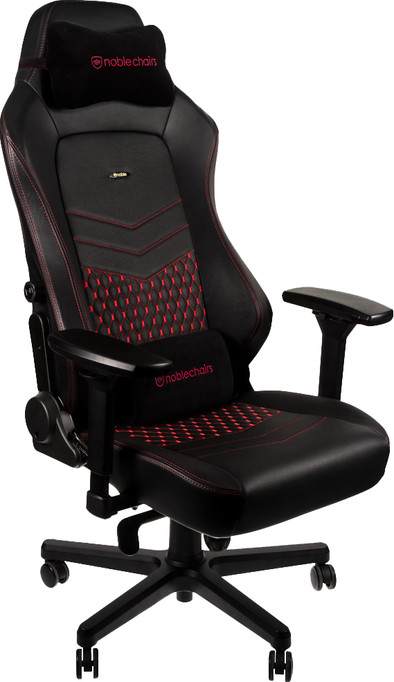 Noblechairs HERO Gaming Stoel  Echt Lederen - black / red is nooit meer leverbaar