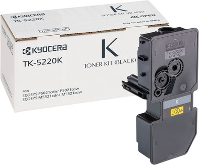 Kyocera TK-5220 Toner Zwart is nooit meer leverbaar