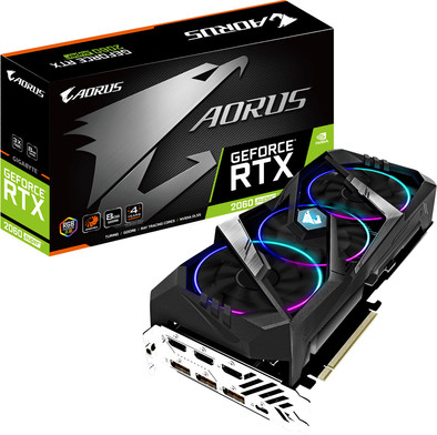 Gigabyte Aorus GeForce RTX 2060 Super 8G Coolblue Video cards