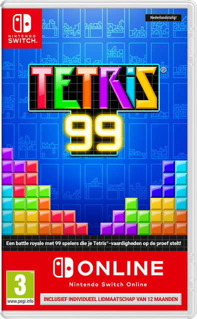 Tetris 99 + Nintendo Switch Online is nooit meer leverbaar