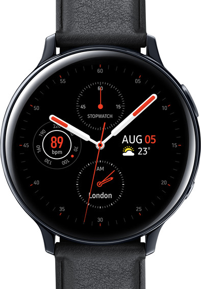 Samsung Galaxy Watch Active2 Zwart 44 mm RVS is nooit meer leverbaar