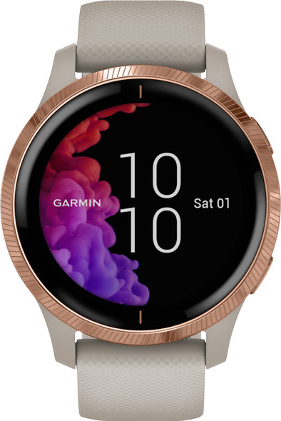 Garmin Venu Rosé Goud/Beige is nooit meer leverbaar