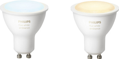 Philips Hue White Ambiance GU10 Bluetooth Duo Pack is nooit meer leverbaar