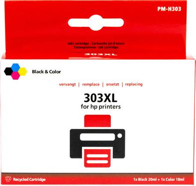 Pixeljet HP 303 4-kleuren XL voor HP printers is nooit meer leverbaar