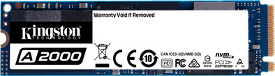 Kingston A2000 M.2 NVMe SSD 250GB is nooit meer leverbaar
