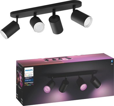 Philips Hue Fugato 4-spot White and Color Black is no longer available