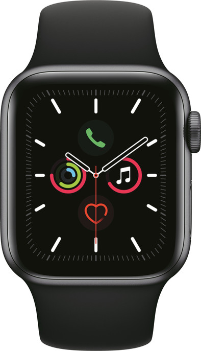 Apple Watch Series 40mm Space Gray Aluminum Black Sport Band