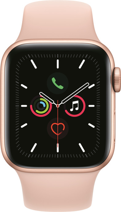 Apple Watch Series 40mm Gold Aluminum Pink Sport Band