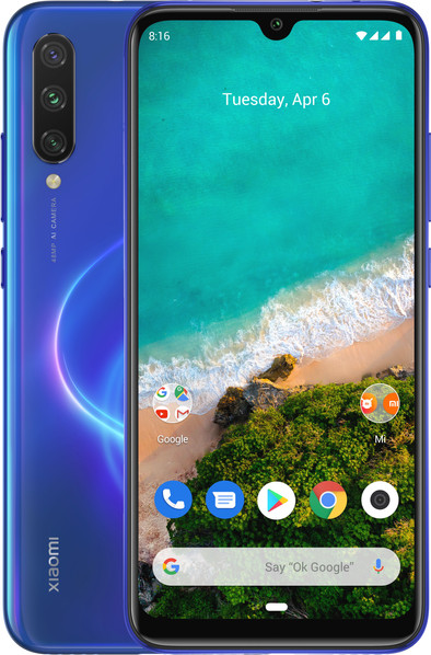 Xiaomi Mi A3 128GB Blue | Coolblue | Mobile phones