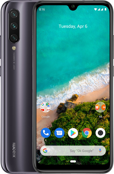 Xiaomi Mi A3 128GB Grijs is nooit meer leverbaar