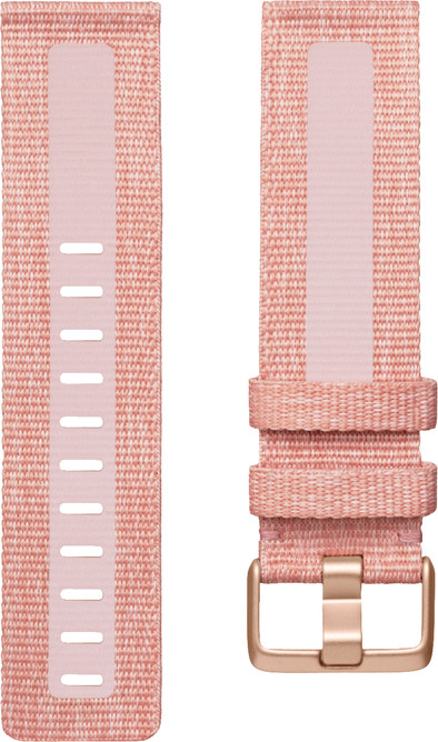 Fitbit Versa 2 Woven Silicone Watch Strap Pink L is no longer available